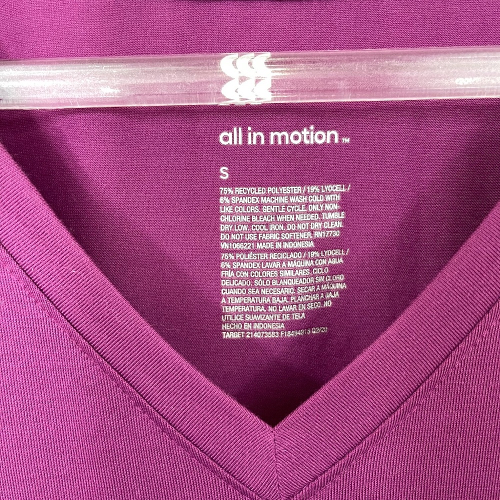 All In Motion Workout Top Sz S NWT - Picture 7 of 9